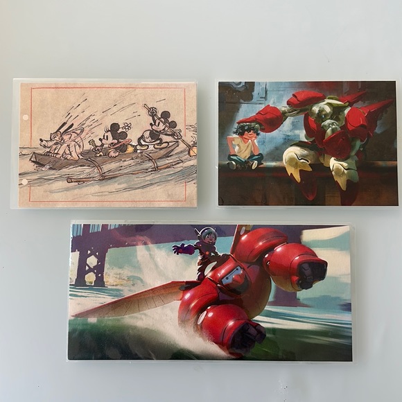 Set of 3 Art of Disney Post Cards from Disney Japan - Picture 1 of 6
